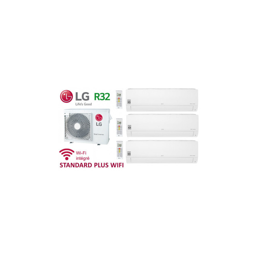 LG Tri-Split STANDARD PLUS WIFI MU3R21.U23 + 2 X PM05SK.NSA + 1 x PC12SK.NSJ