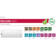 LG Quadri-Split DELUXE WIFI MU4R25.U22 + 3 X DM07RK.NSJ + 1 x DC12RT.NSJ - R32