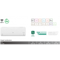 LG Quadri-Split mural STANDARD MU5R40.U42 + 3 X S09ET.NSJS + 1 X S18ET.NSKS