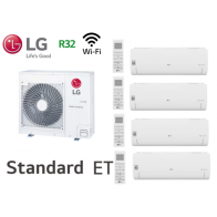 LG Quadri-Split mural STANDARD MU5R40.U42 + 3 X S09ET.NSJS + 1 X S18ET.NSKS