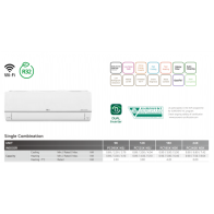 LG Quadri-Split STANDARD PLUS WIFI MU5R40.U42 + 3 X PM05SK.NSA + 1 x PC24SK.NSK