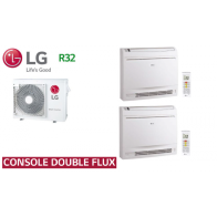 LG Bi-Split CONSOLE DOUBLE FLUX MU4R25.U22 + 1 UQ09F.NA0 + 1 UQ18F.NA0