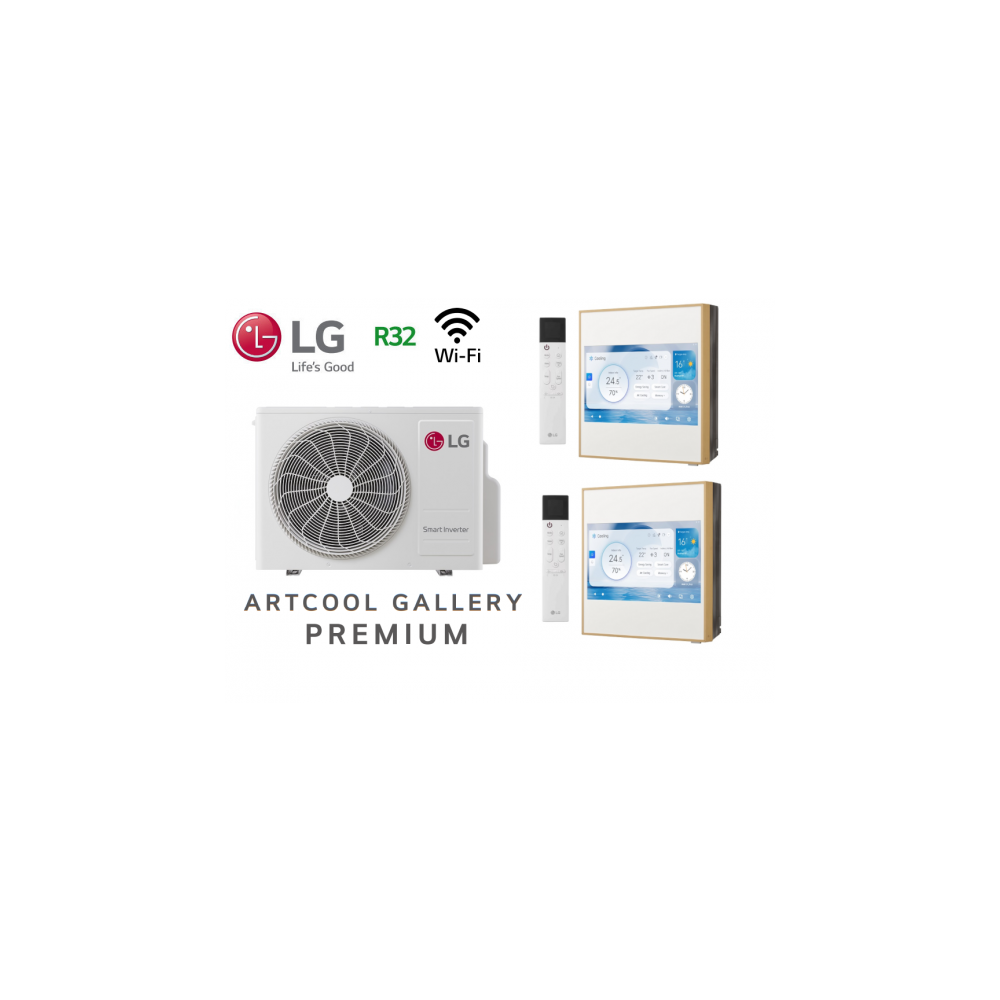 LG Bi-Split ARTCOOL Gallery Premium MU3R21.U23 + 1 X A09GA2.NSE + 1 X A12GA2.NSE