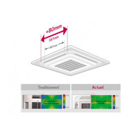 Climatisation LG Bi-Split Cassette 4 voies MU3R21.U23 + CT09F.NR0 & CT12F.NR0 | Naturfreeze