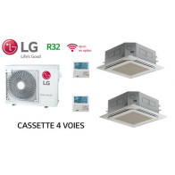 LG Bi-Split Cassette 4 voies MU3R21.U23 + 1 X CT09F.NR0 + 1 X CT12F.NR0