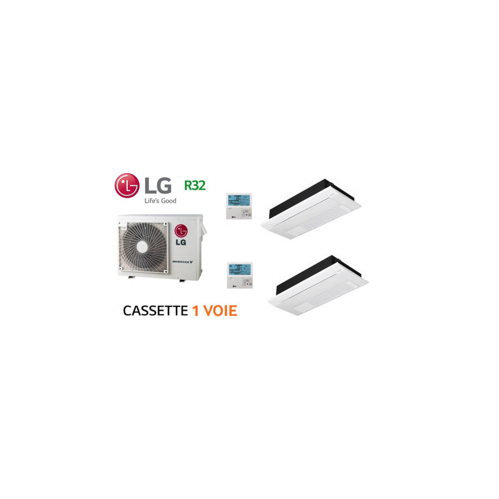 LG Bi-Split Cassette 1 voie MU3R21.U23 + 1X MT09R.NU1 + 1 X MT11R.NU1 LG Bi-Split Cassette 1 voie MU3R21.U23 + 1X MT09R.NU1 + 1 X MT11R.NU1