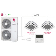 Climatisation LG Twin Synchro UUD1.U30 – 2 unités CT24F.NB0 | Naturfreeze