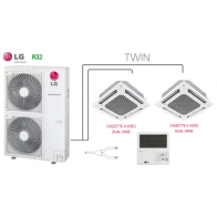 Climatisation LG Twin Synchro UUD1.U30 – 2 unités UT30F.NB0 | Naturfreeze