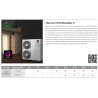 Pompe à Chaleur THERMA V Monobloc 65°C - HM141MR.U34 - R32