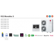 Pompe à Chaleur THERMA V Monobloc 65°C - HM143MR.U34 - triphasé - R32
