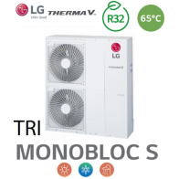 Pompe à Chaleur THERMA V Monobloc 65°C - HM143MR.U34 - triphasé - R32