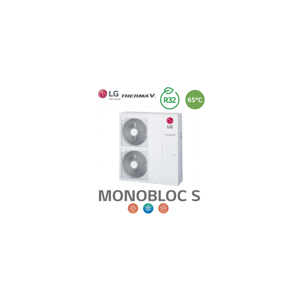 Pompe à Chaleur THERMA V Monobloc 65°C - HM161MR.U34 - R32