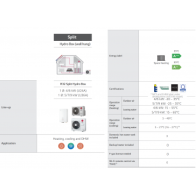 Pompe à Chaleur THERMA V Split 55°C HYDRO BOX - HU041MR.U20 + HN0613M.NK5 - R32