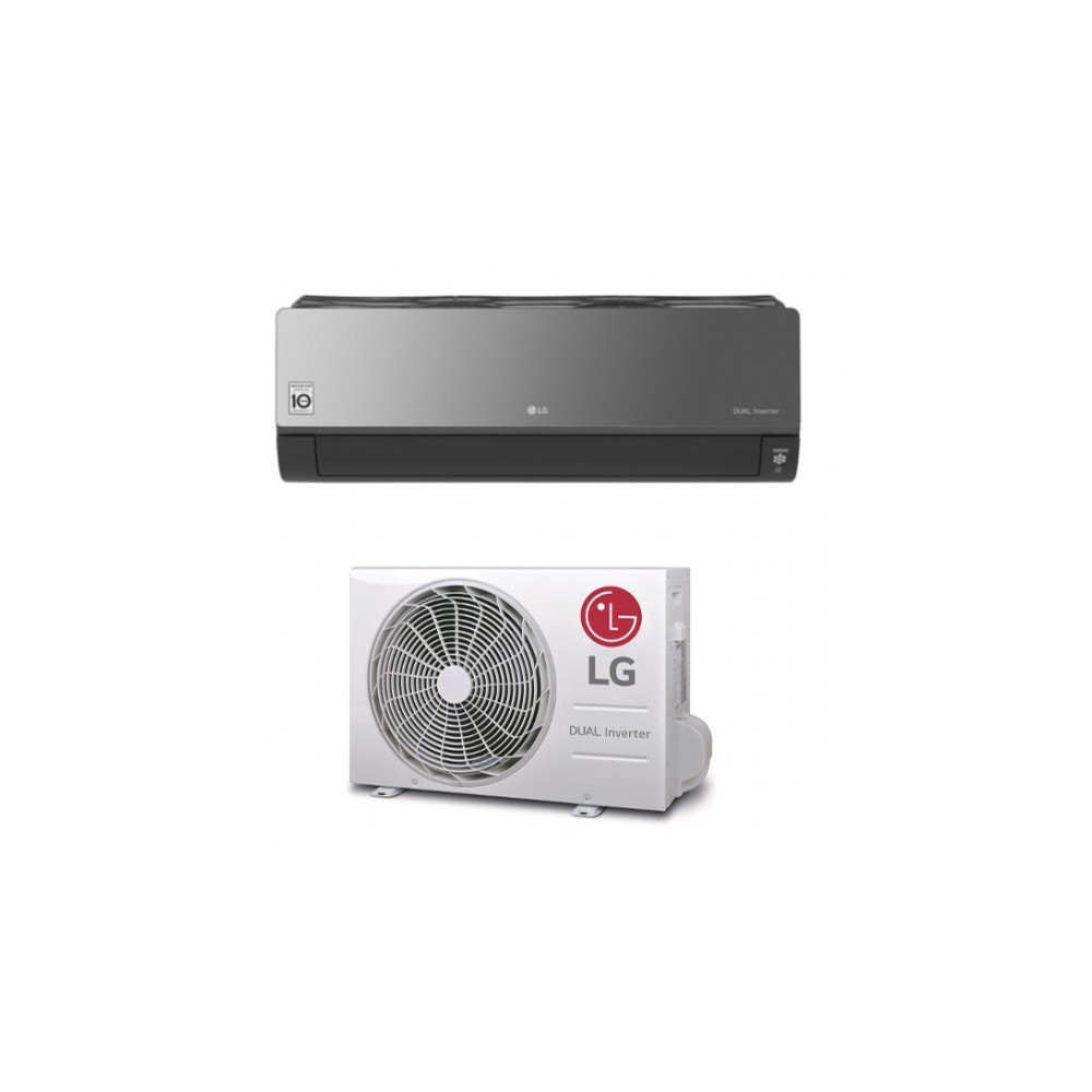 Climatiseur réversible LG Artcool Mirror AC09BK.NSJ et AC09BK.UA3 - 2.5 kW