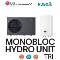 Pompe à Chaleur THERMA V MONOBLOC HYDRO UNIT 75°C - HM123HF.UB60 + HN1639HC.NK0 - R290