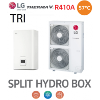 Pompe à Chaleur THERMA V Split 57°C HYDRO BOX - HU123MA.U33 + HN1636M.NK5 - Triphasé - R410A