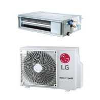 Climatisation Gainable LG basse pression CL12F.N50 / UUA1.UL0 - 3.4 kW + Télécommande PREMTB001