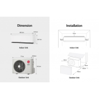 LG DUALCOOL Premium H09S1P