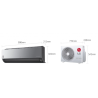 LG ARTCOOL MIRROR UVnano AC18BK