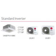 LG Cassette 4 voies Inverter CT12F.NR0 - UUA1.UL0