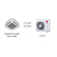 LG Cassette 4 voies DUAL VANE Inverter UT30F.NB0 - UUC1.U40