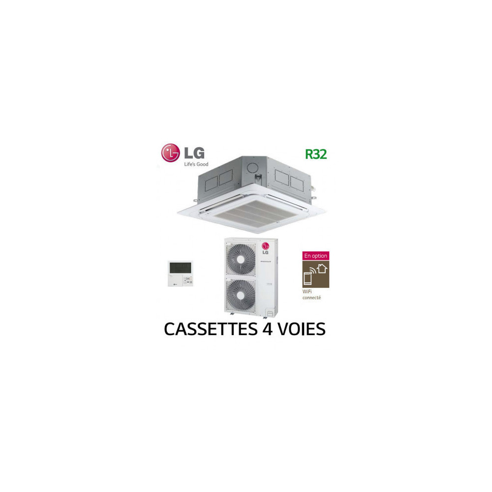 LG Cassette 4 voies DUAL VANE Inverter UT42F.NA0 - UUD1.U30