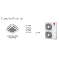 LG Cassette 4 voies DUAL VANE Inverter UT42F.NA0 - UUD3.U30