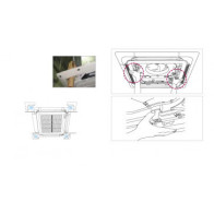 LG Cassette 4 voies DUAL VANE Inverter UT60F.NA0 - UUD1.U30
