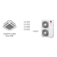 LG Cassette 4 voies DUAL VANE Inverter UT60F.NA0 - UUD1.U30