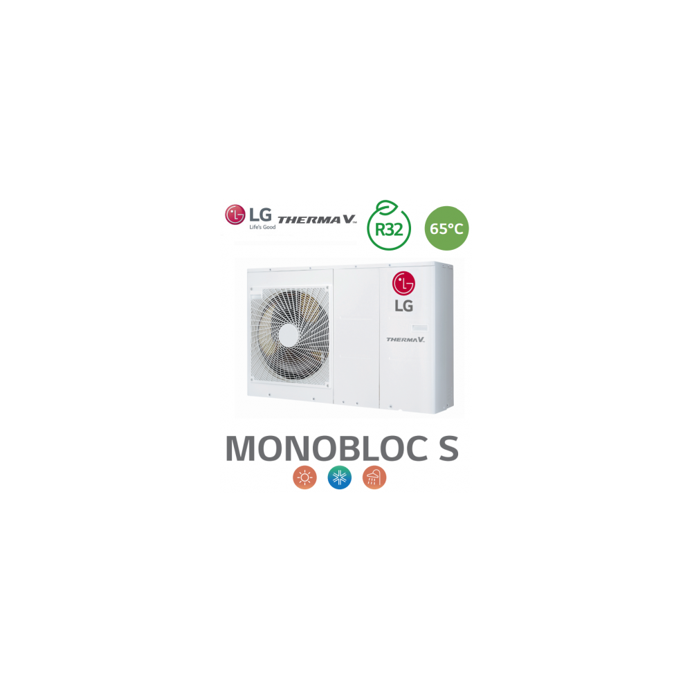 Pompe à Chaleur THERMA V Monobloc 65°C - HM051MR.U44 - R32