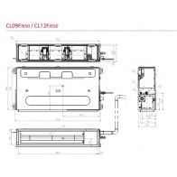LG GAINABLE Basse pression statique CL12F.N50 - UUA1.UL0