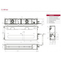 LG GAINABLE Basse pression statique CL24F.N30 - UUC1.U40