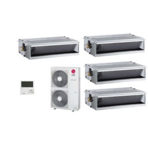Climatiseur Quad Split Gainable - 4 Unités Intégrées | Naturfreeze