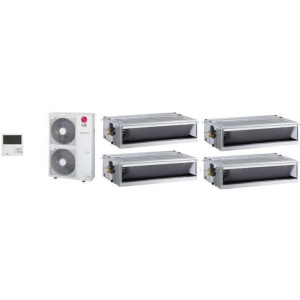 Chauffage LG Quadsplit Gainable - Solution 4 pièces invisible | Naturfreeze