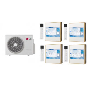 Climatisation Murale Quad-Split - Solution 4 Pièces Élégante | Naturfreeze
